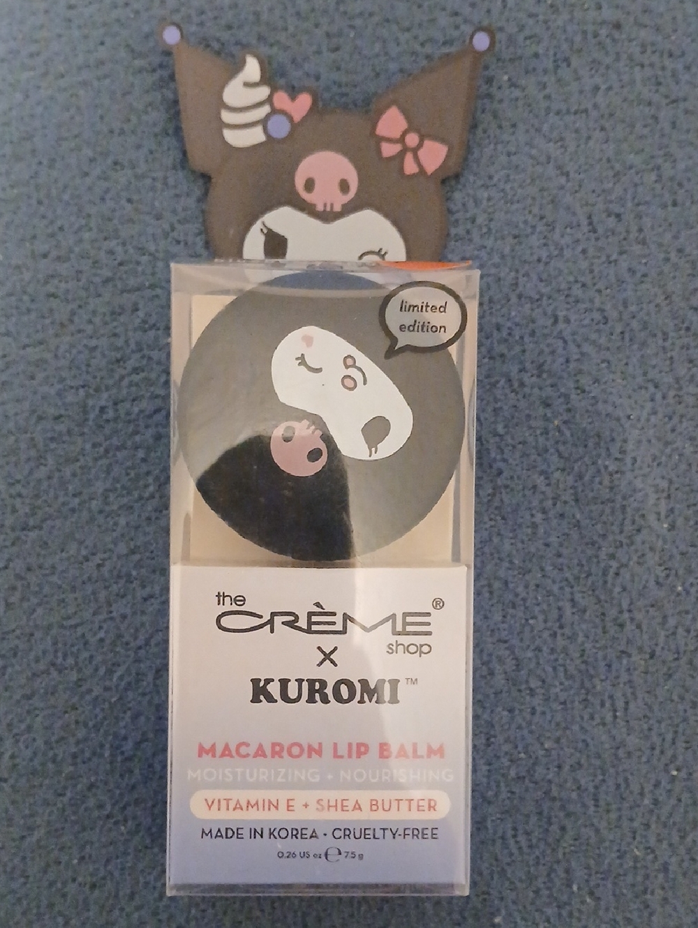 6 For $25 Crème Shop x Kuromi Macaron Lip Balm